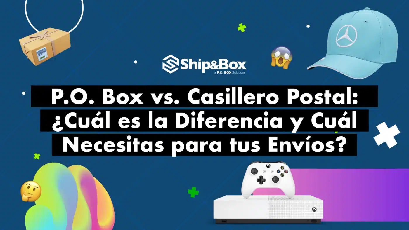 P.O. Box y Casillero Postal: Comparación para envíos